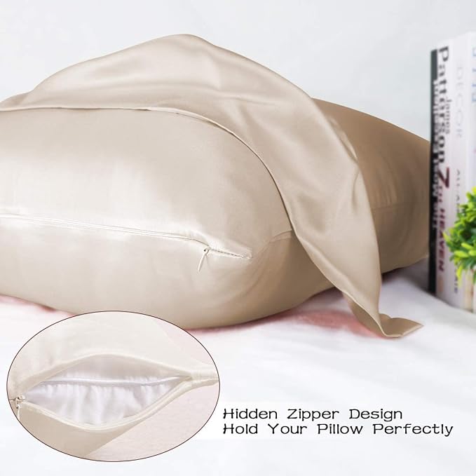 Adubor Silk Pillowcase 2 Pack for Hair and Skin - Image 3