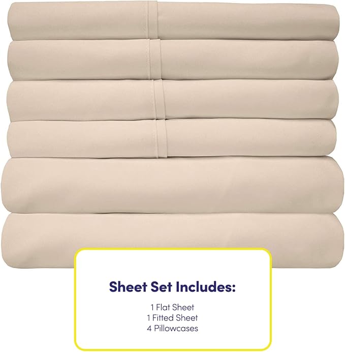 Sweet Home Collection 6 Piece 1500 Supreme Collection Brushed Microfiber Deep - Image 4