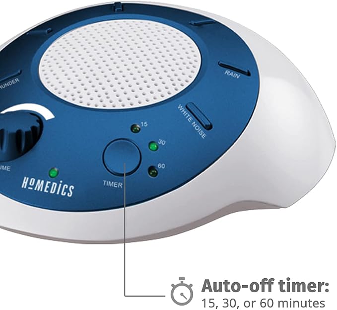 Homedics SoundSleep White Noise Sound Machine, Small Travel Sound Machine - Image 6