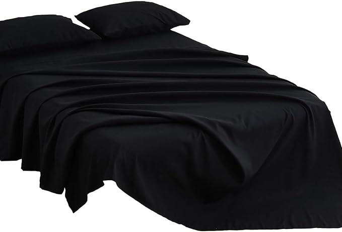 Kingnex Oversized King Flat Sheet 132x110 by Kingnex