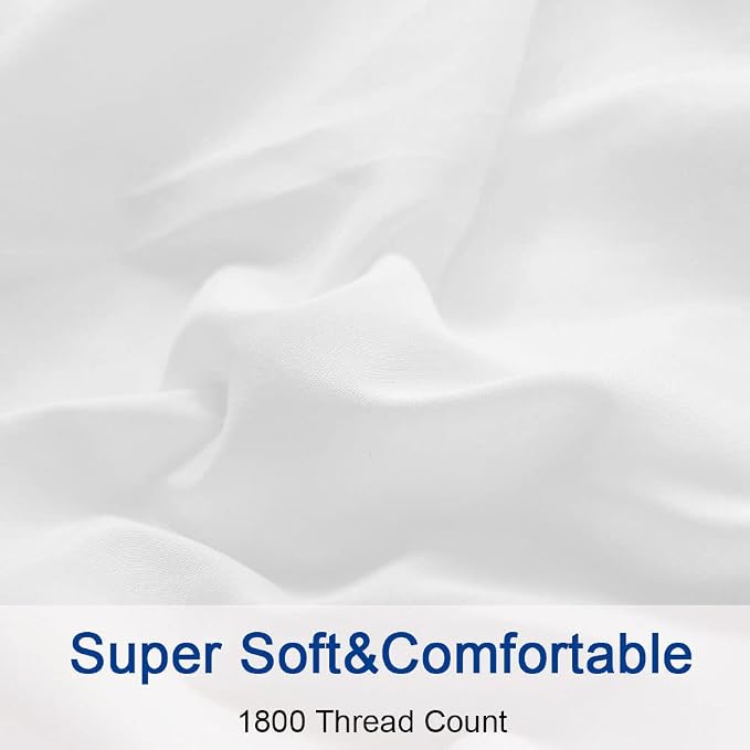SONORO KATE Bed Sheet Set Super Soft Microfiber 1800 Thread Count Luxury - Image 5