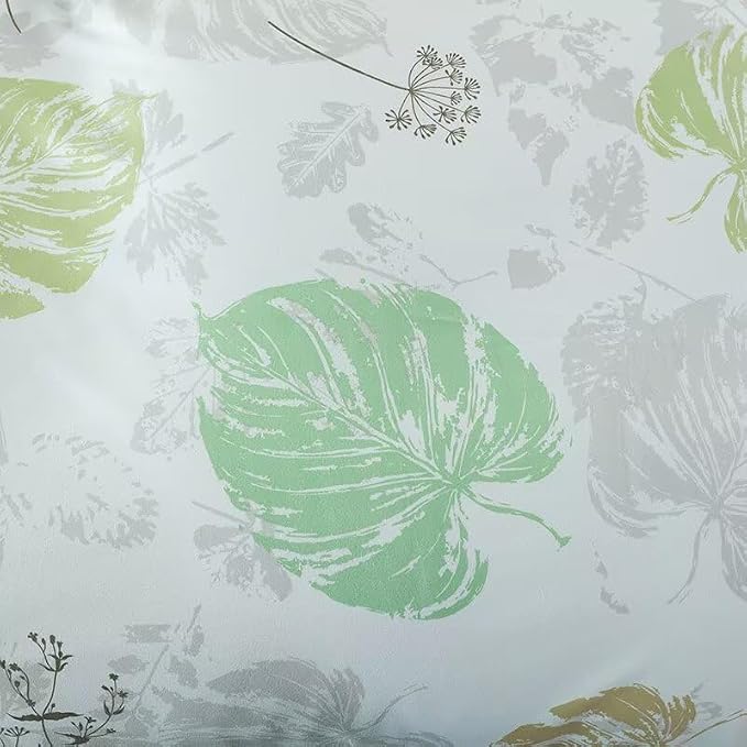OAITE Duvet Cover King Size, Reversible Fallen Leaves Green Duvet Cover Set - Image 6