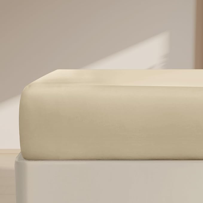 FreshCulture Twin Fitted Sheet Only – Premium Hotel-Quality Fitted Sheet by FreshCulture