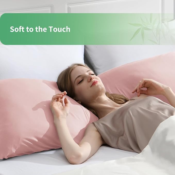 Body Pillowcase, Cooling Viscose from Bamboo Pillow Cover - Image 3