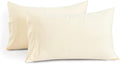 1000 TC Ivory Standard Pillowcases Set of 2 100% Egyptian Cotton Pillow Cases by GoodSleepBedding