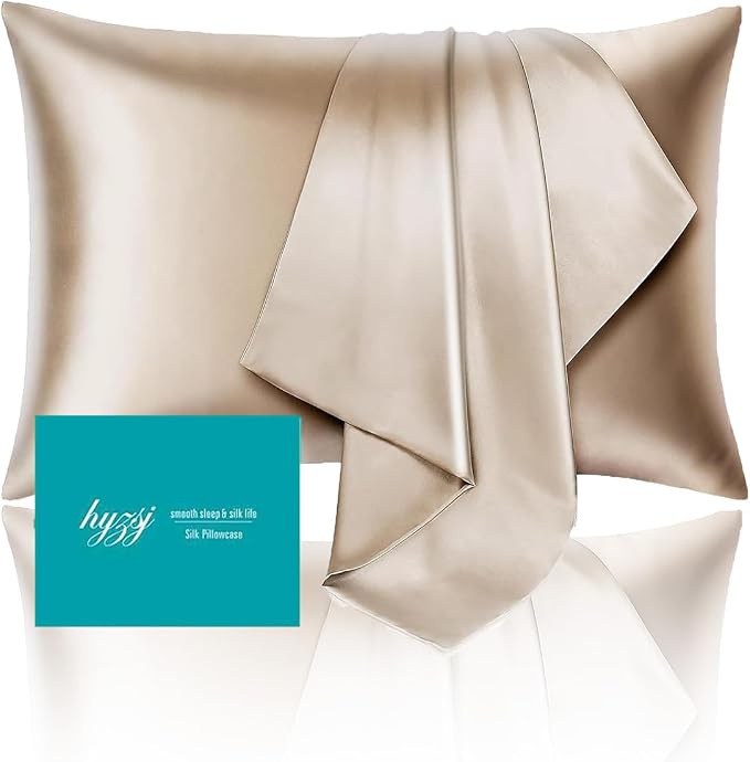 Mulberry Silk Pillowcase for Hair and Skin Queen Size 20"X 30" by Unknown