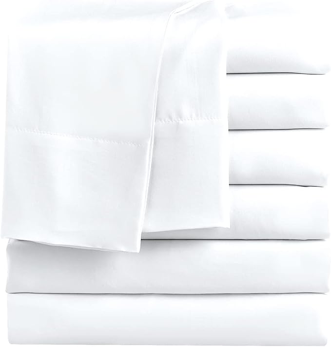 FreshCulture King Flat Sheets Only, Soft Microfiber Bedding Sheets by FreshCulture