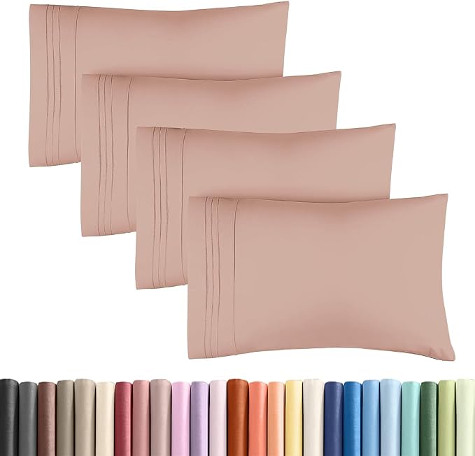 King Standard Pillow Cases Set of 4 by CGKUnlimited