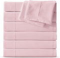 Maple&Stone Twin Flat Sheet 6 Pack, Premium Soft & Breathable, Brushed by MapleStone