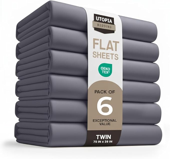 Utopia Bedding Flat Sheets by UTOPIABEDDING