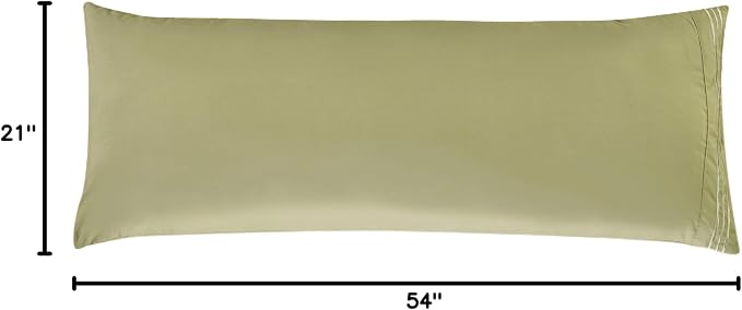 Elegant Comfort Luxury Ultra-Soft 1-Piece Body Pillowcase - Image 8