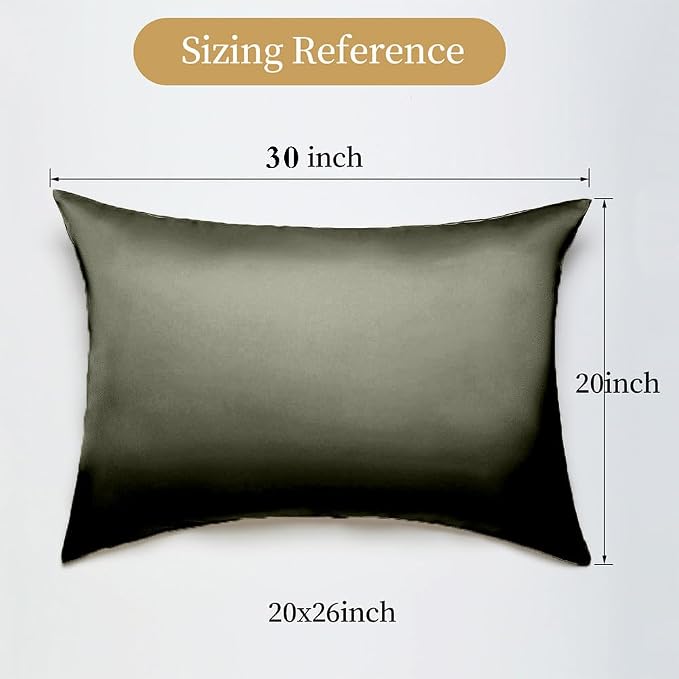 Mulberry Silk Pillowcase for Hair and Skin Queen Size 20"X 30" - Image 5