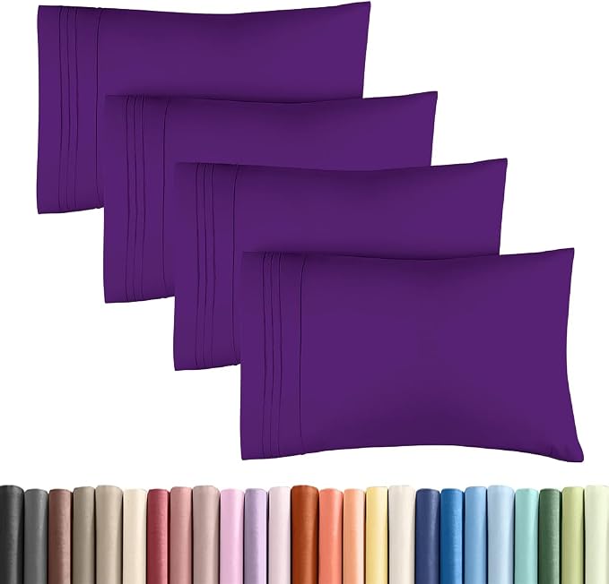 Standard Pillow Cases Set of 4 by CGKUnlimited