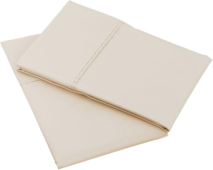 Amazon Basics 400 Thread Count Cotton Pillow Case, Pillows Not Included - Image 3