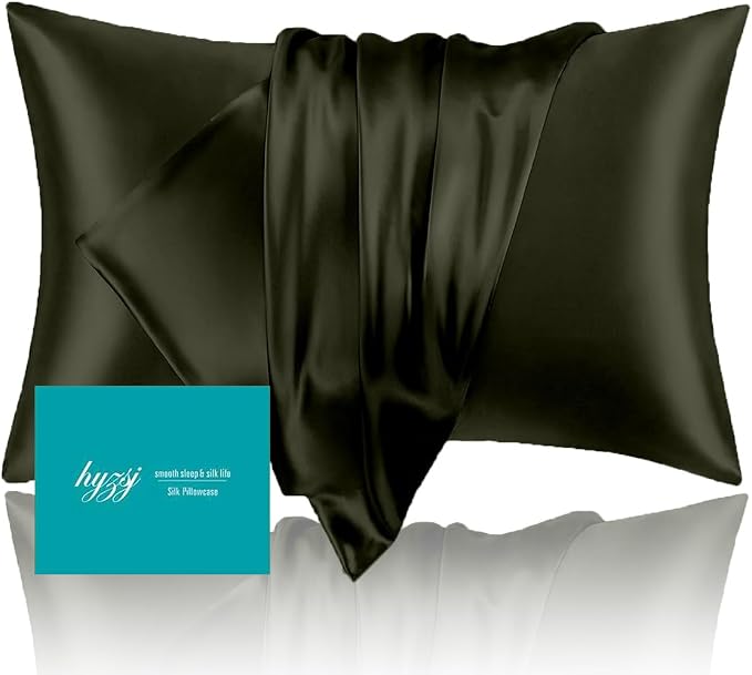 Mulberry Silk Pillowcase for Hair and Skin Queen Size 20"X 30" by Unknown