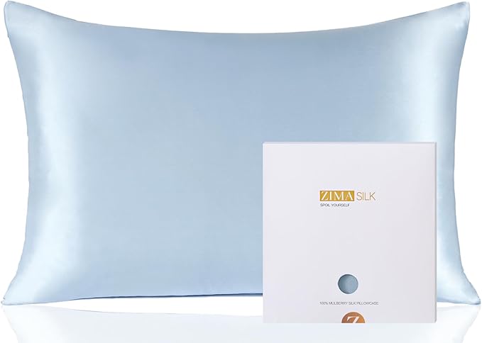 ZIMASILK 100% Pure Mulberry Silk Pillowcase by ZIMASILK