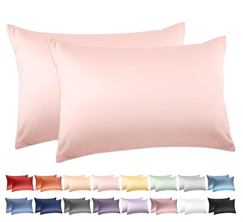 100% Cotton Standard Pillowcases Set of 2, Deep Dream 600 Thread Count Pillow by DeepDream