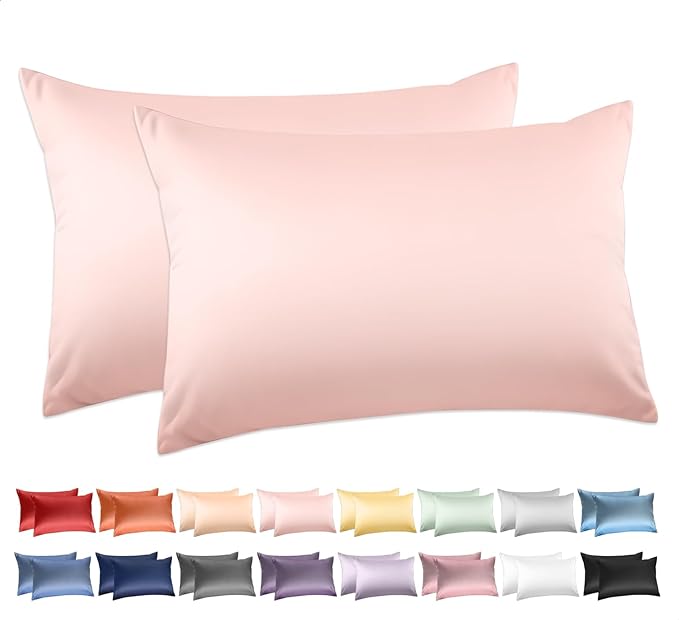 100% Cotton King Pillowcases Set of 2, Deep Dream 600 Thread Count Pillow Cases by DeepDream