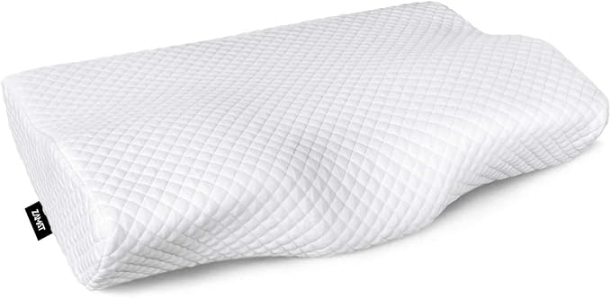 ZAMAT Memory Foam Pillow for Neck Pain Relief, Adjustable Orthopedic Ergonomic by ZAMAT
