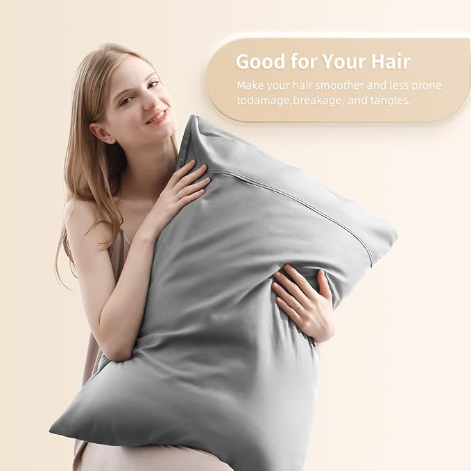 Queen Pillowcases, Cooling Viscose from Bamboo Pillow Covers - Image 2