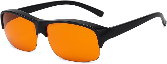 Eyekepper 100% Anti-Blue Light Blocking Fitover Glasses Wear Over Computer by Eyekepper