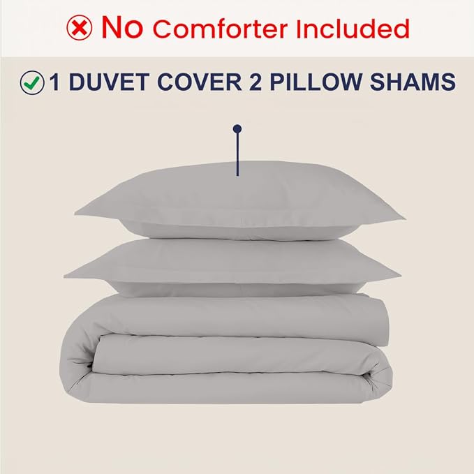 Kotton Culture 3 Pc Twin XL/Twin Duvet Cover Set-100% Egyptian Cotton 600 - Image 2