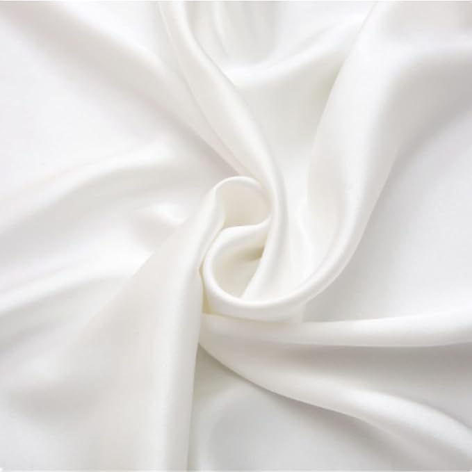 Oeko-TEX Certified White Silk Pillow Cases Made in USA, 100% Real Silk - Image 7