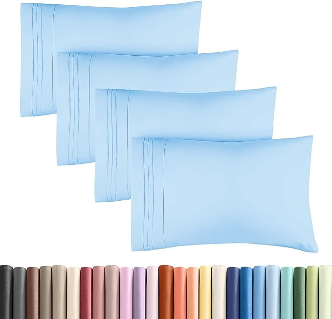 Standard Pillow Cases Set of 4 by CGKUnlimited