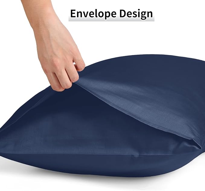 Warmstar Cotton Pillow Cases Standard Size Set of 2, 600 Thread Count - Image 5