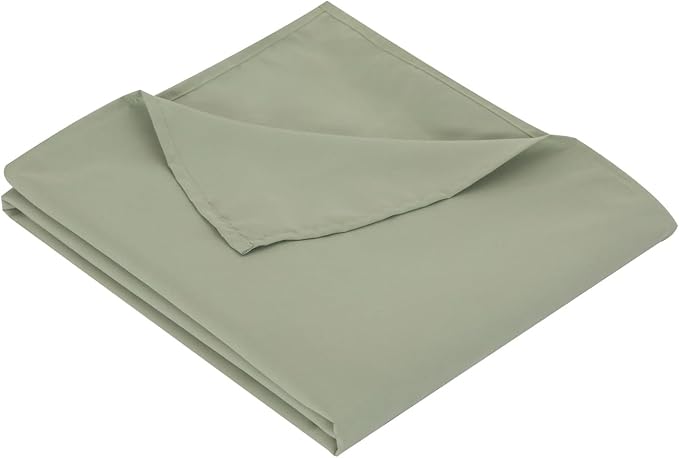 Queen Flat Sheet Only， 90x102Inch Sage Green by Hotella