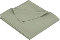 Queen Flat Sheet Only， 90x102Inch Sage Green by Hotella