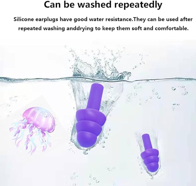 Earplugs for Sleeping Noise Cancelling, Reusable Ear Plugs– Super Soft - Image 4