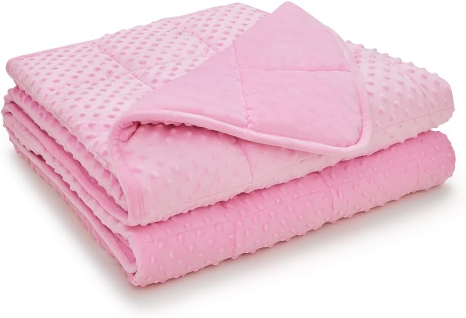 TONGDADA Minky Weighted Blanket | 40''x60'', 10lbs | Cozy and Soft Minky - Image 2