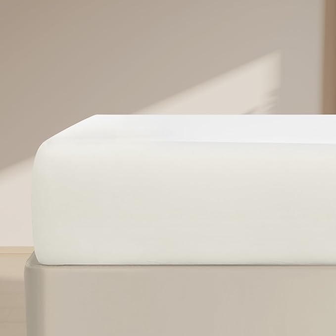 FreshCulture Queen Fitted Sheet Only – Premium Hotel-Quality Fitted Sheet by FreshCulture