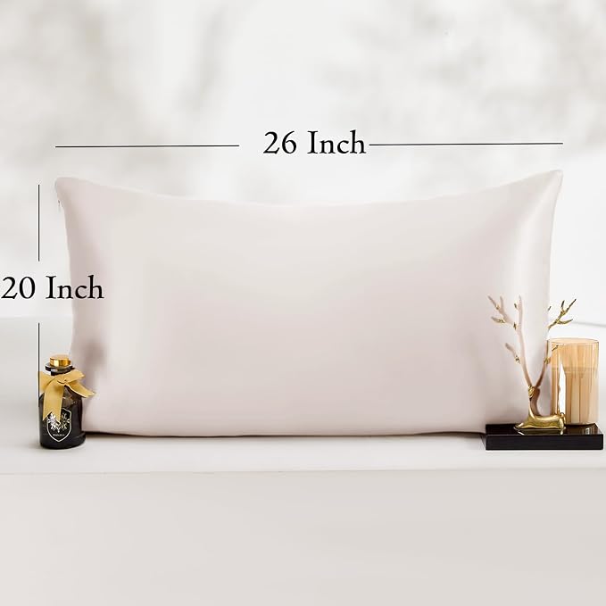 Standard Satin Pillowcase for Hair 2pc, Similar to Silk Pillow Cases, Easier - Image 6