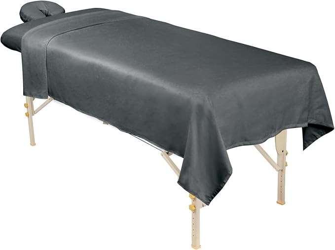 ForPro Professional Collection Premium Microfiber 3-Piece Massage Sheet Set - Image 3