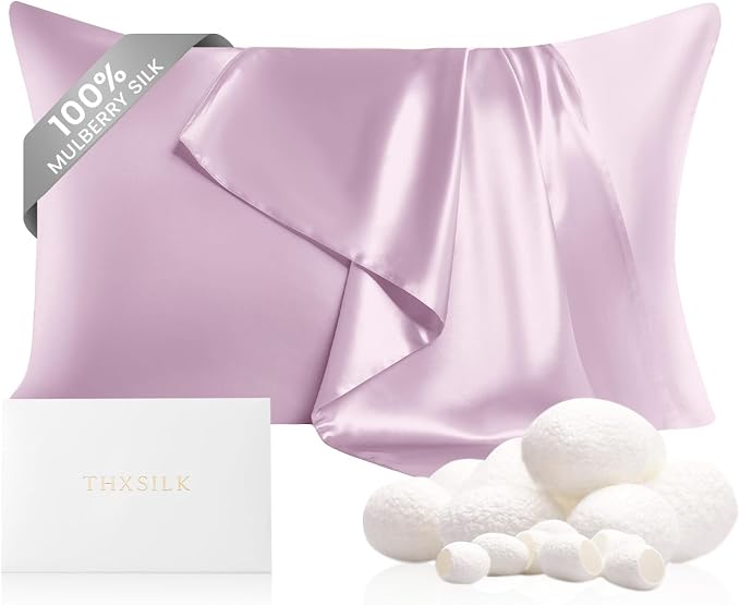 THXSILK 100% Mulberry Silk Pillowcase by THXSILK