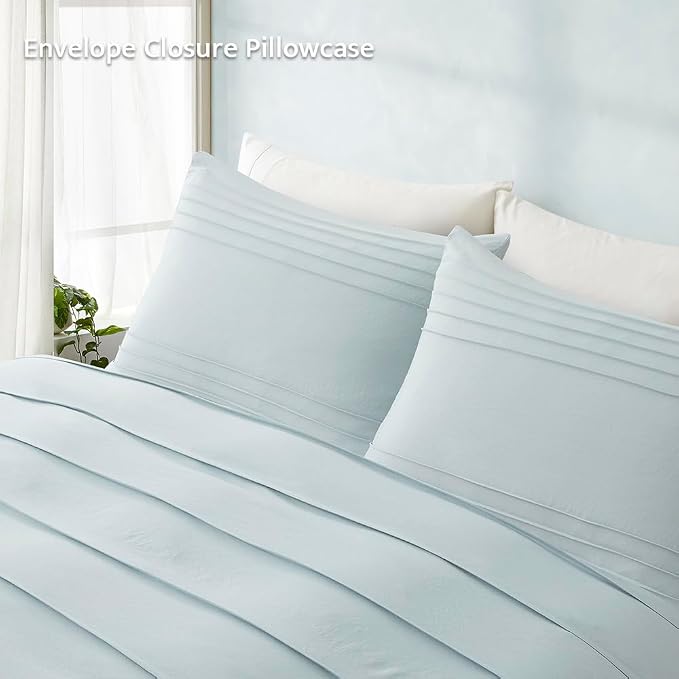 Oli Anderson Cornflower Blue Duvet Cover Queen Size - Image 6