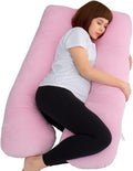 MOON PINE Pregnancy Pillow, U Shaped Full Body Pillow by MOONPINE