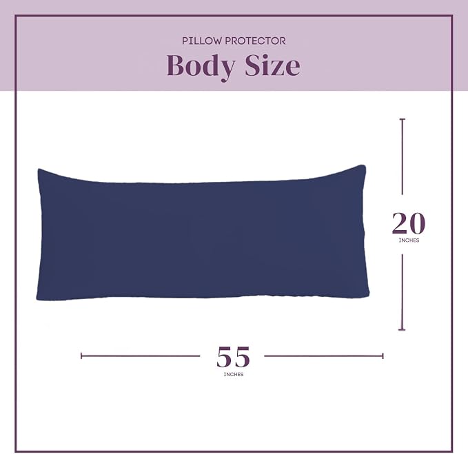 CirclesHome Pillow Protectors Single Pack Body Zippered - Image 2
