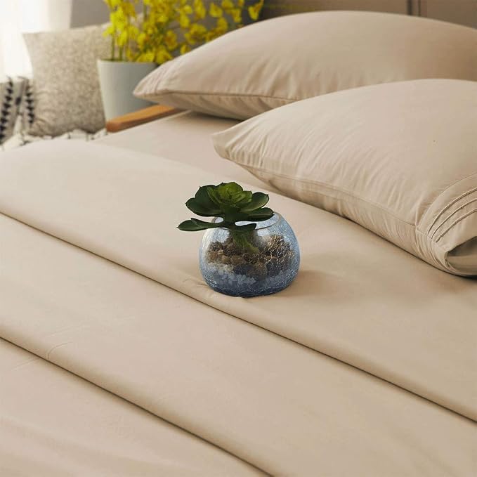 SONORO KATE Bed Sheet Set Super Soft Microfiber 1800 Thread Count Luxury - Image 3