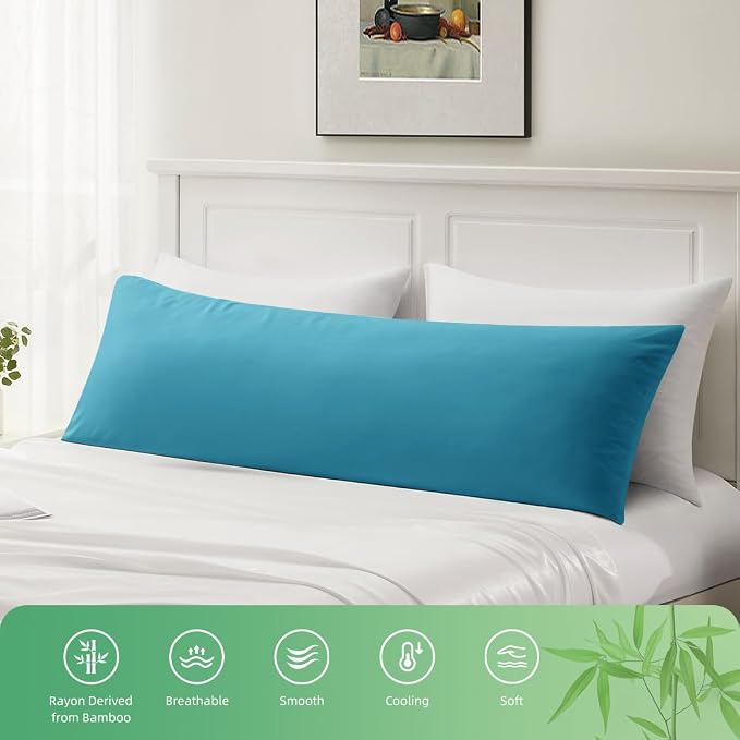 Body Pillowcase, Cooling Viscose from Bamboo Pillow Cover - Image 5