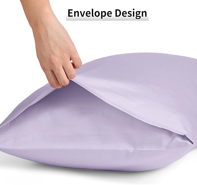 Warmstar Cotton Pillow Cases Standard Size Set of 2, 600 Thread Count - Image 5