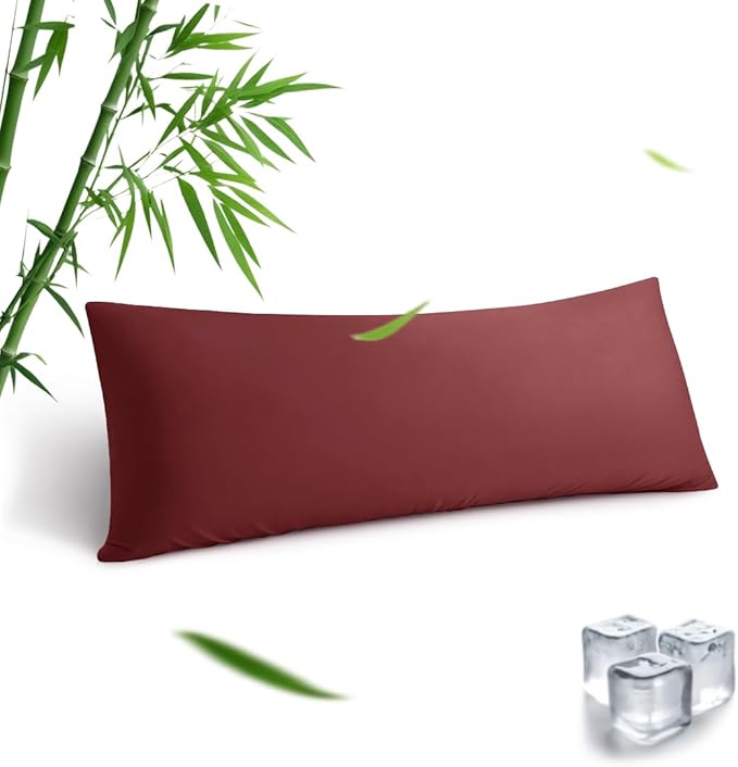 Body Pillowcase, Cooling Viscose from Bamboo Pillow Cover by ParkdenyMattressProtector