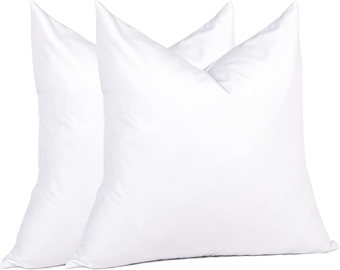 puredown® Euro Pillow Inserts 26 x 26, Down Feather Pillow Stuffer, Premium by Puredown
