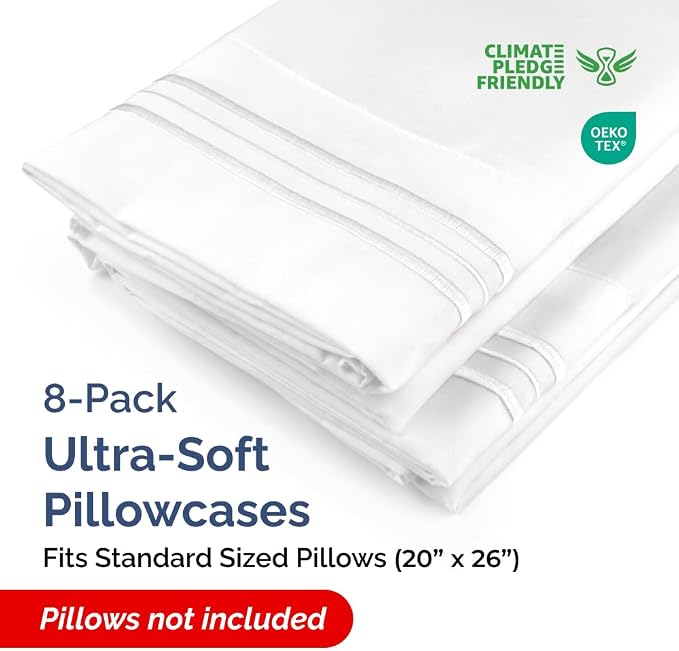 Standard Pillow Cases Set of 8 - Image 2