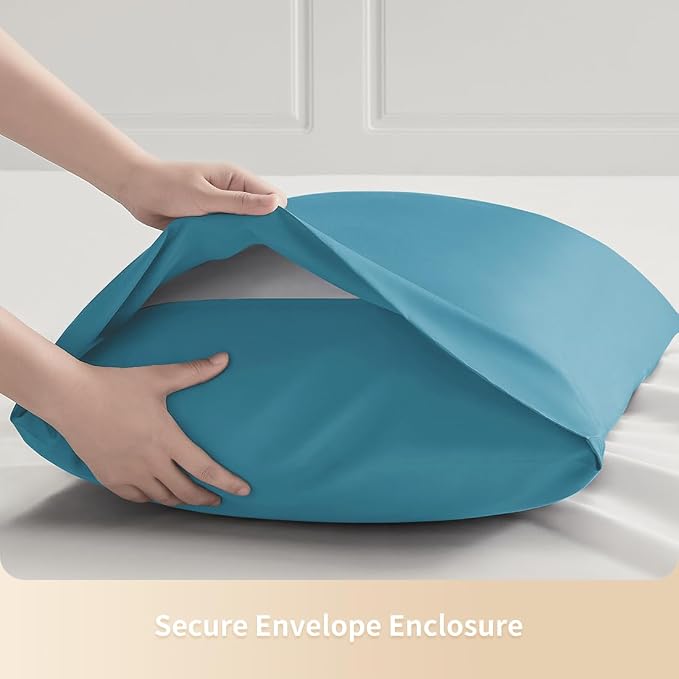 Standard Pillowcases, Cooling Viscose from Bamboo Pillow Covers - Image 6
