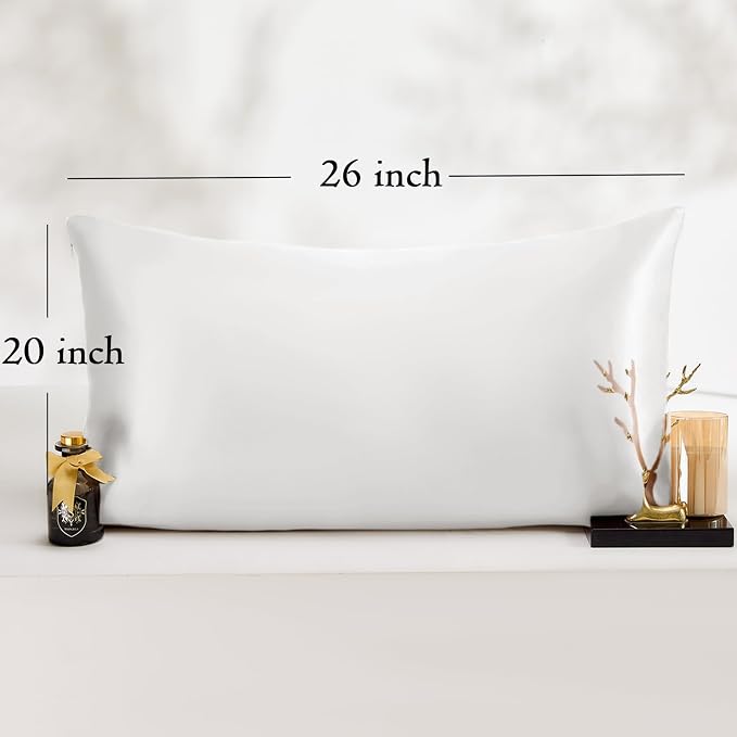 Standard Satin Pillowcase for Hair 2pc, Similar to Silk Pillow Cases, Easier - Image 6
