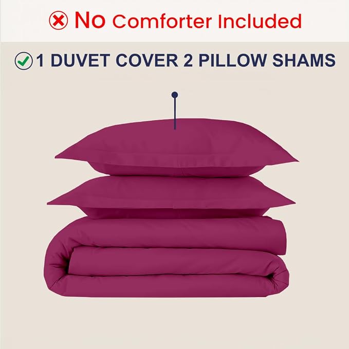 Kotton Culture 3 Pc 120" x 98" Duvet Cover Set Oversized King 100% Egyptian - Image 2