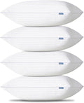 CozyLux Pillows Queen Size Set of 4, Cooling Hotel Quality Bed Pillows by CozyLux